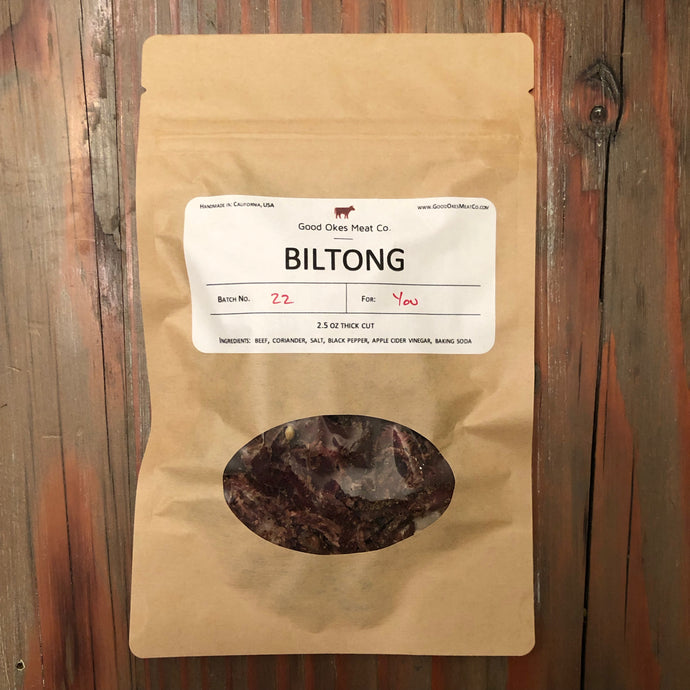 Traditional Sliced Biltong - Snack Size