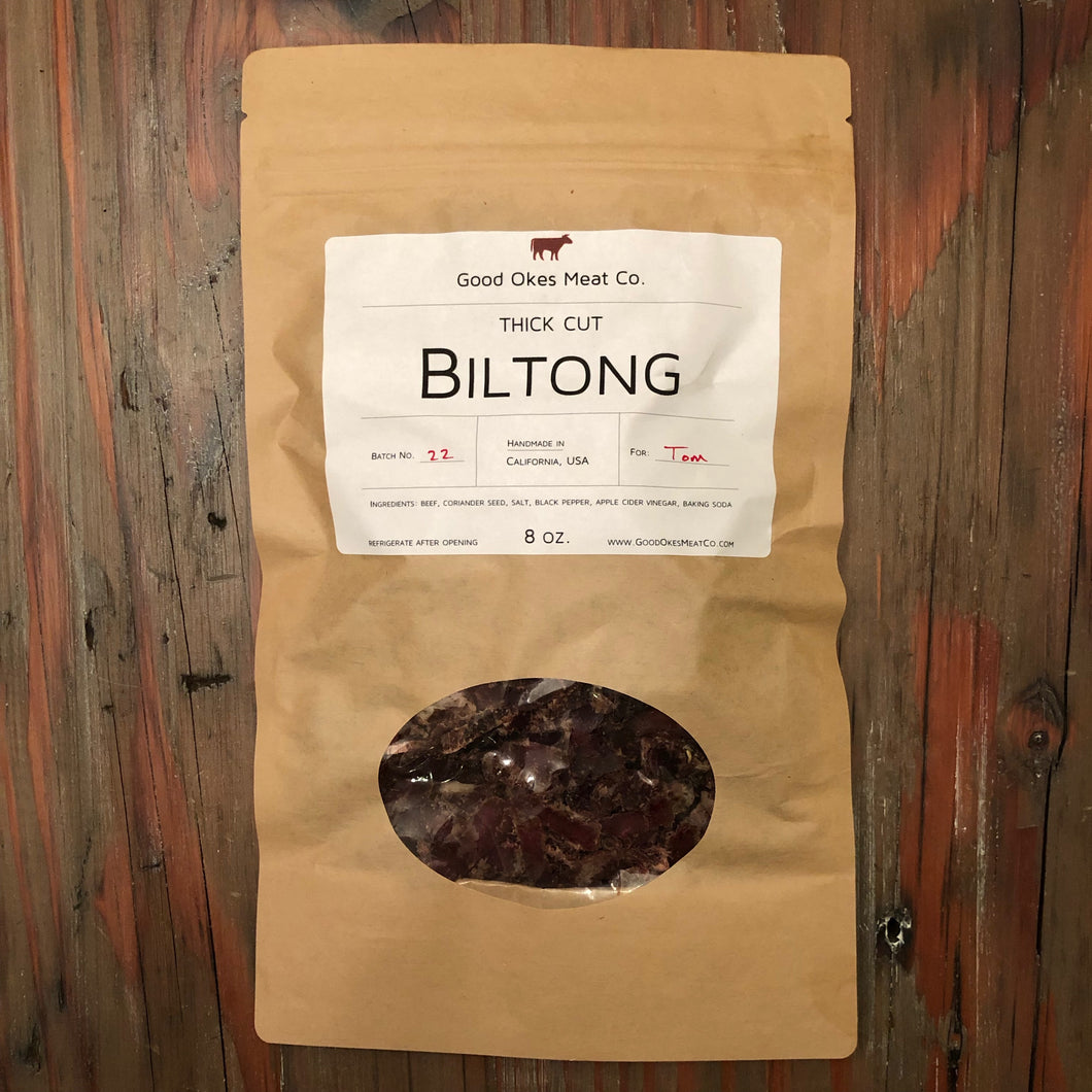 Traditional Sliced Biltong - 8 oz
