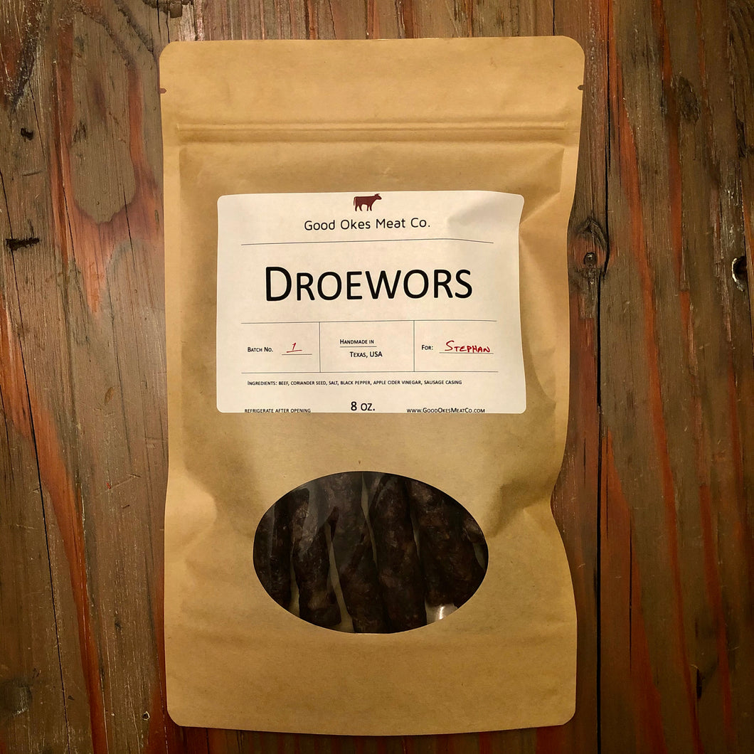 Traditional Droewors - 8 oz.