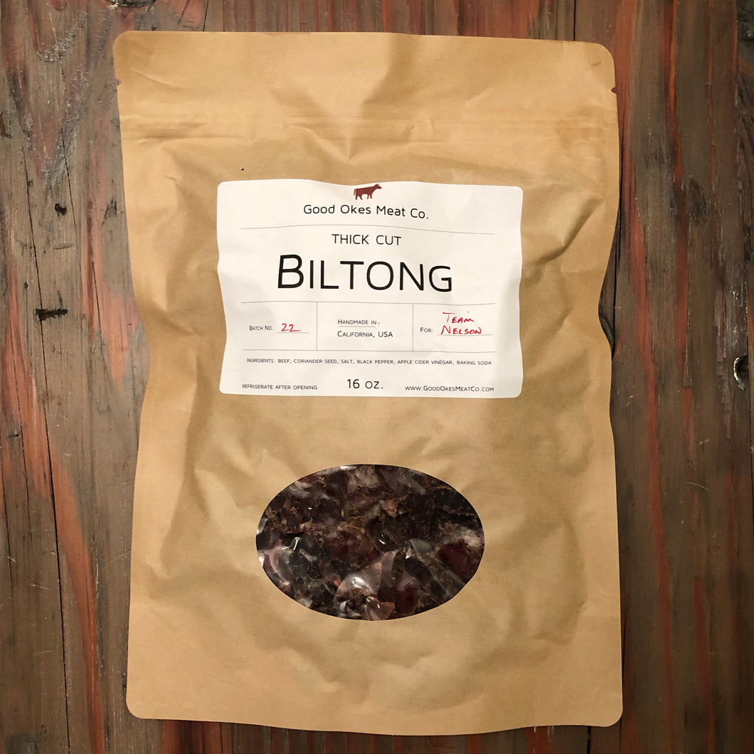 Traditional Sliced Biltong - 16 oz